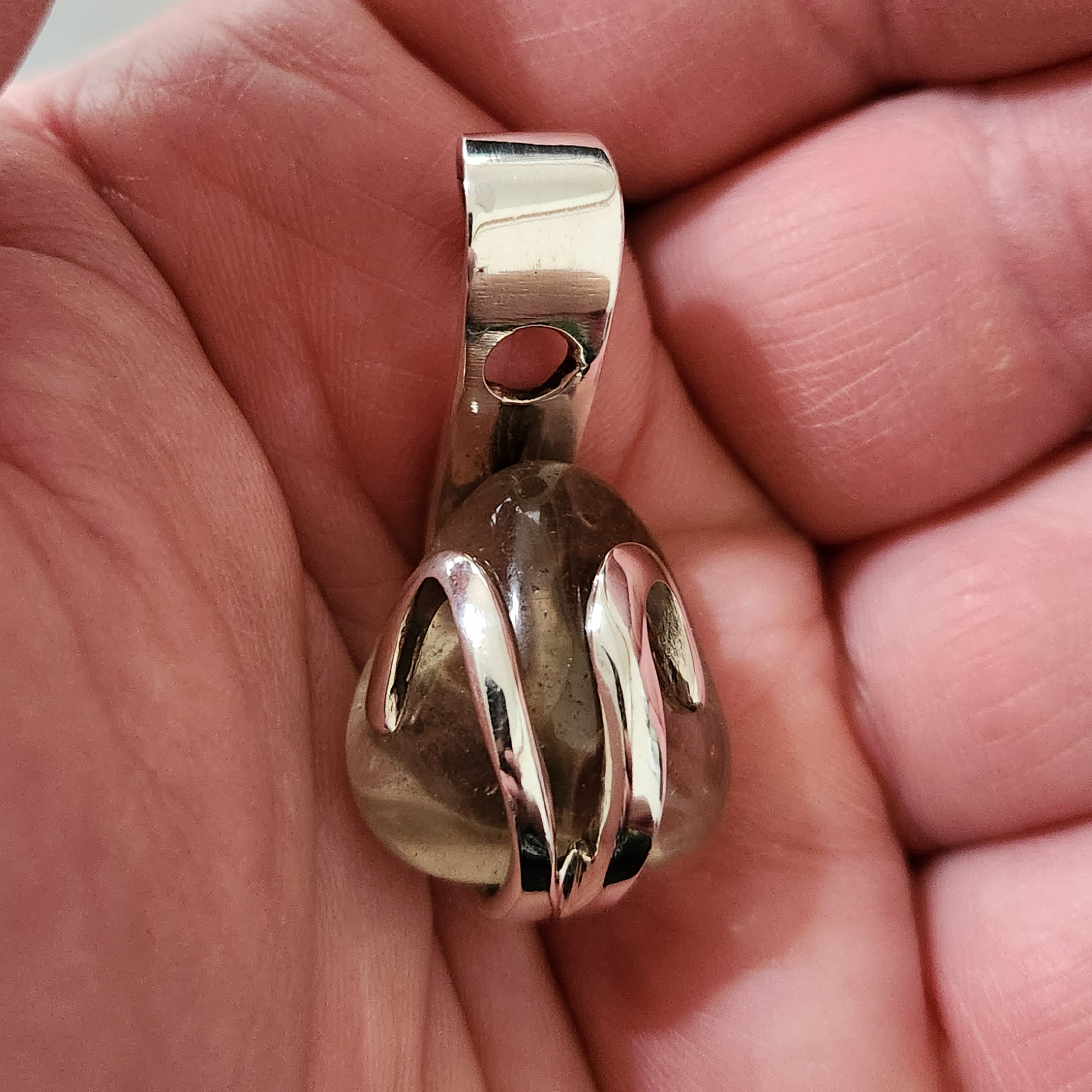 Sterling Silver Dragon Tongue Pendant