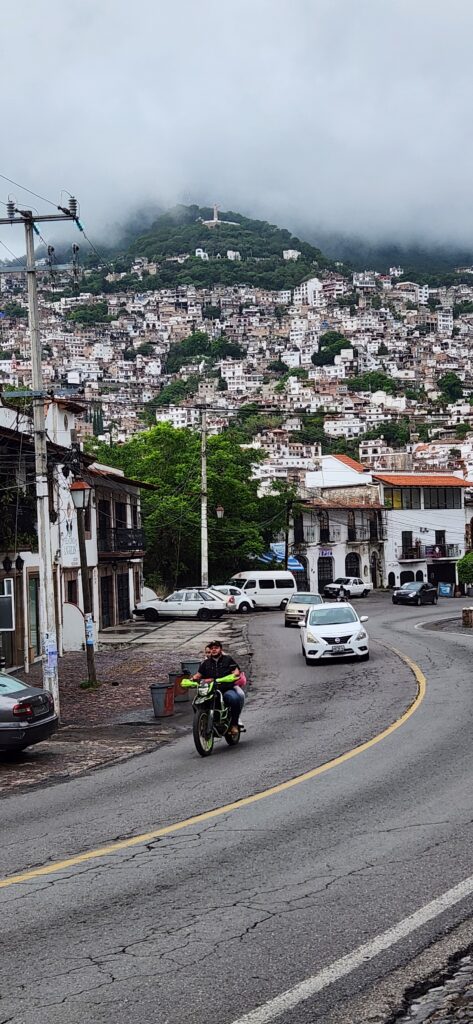 Main road through Taxco